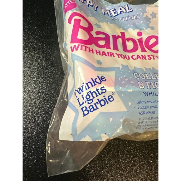 1993 McDonald’s Twinkle Lights Barbie – Sealed Vintage Happy Meal Toy - Picture 5 of 10